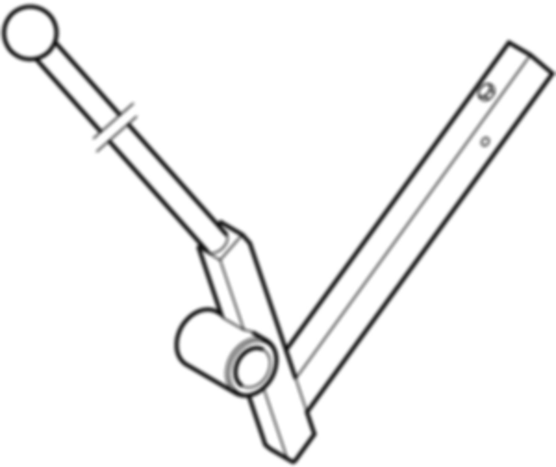 Geberit Schweissspiegelhalter, 200-315