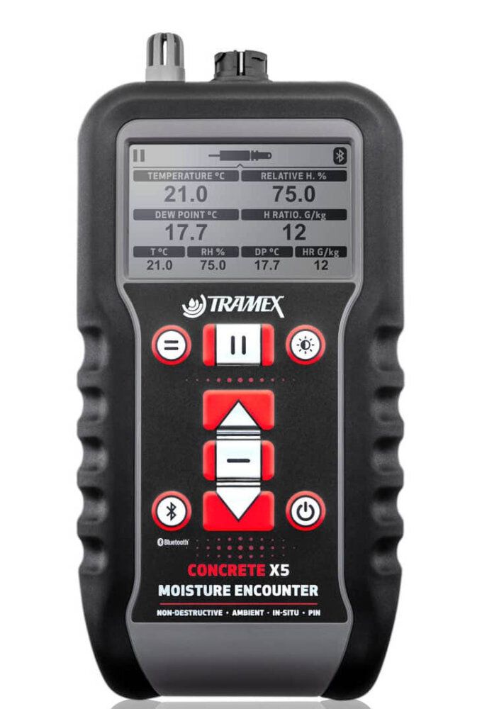 Messgerät Tramex CMEX5 - für Beton und Klima messen