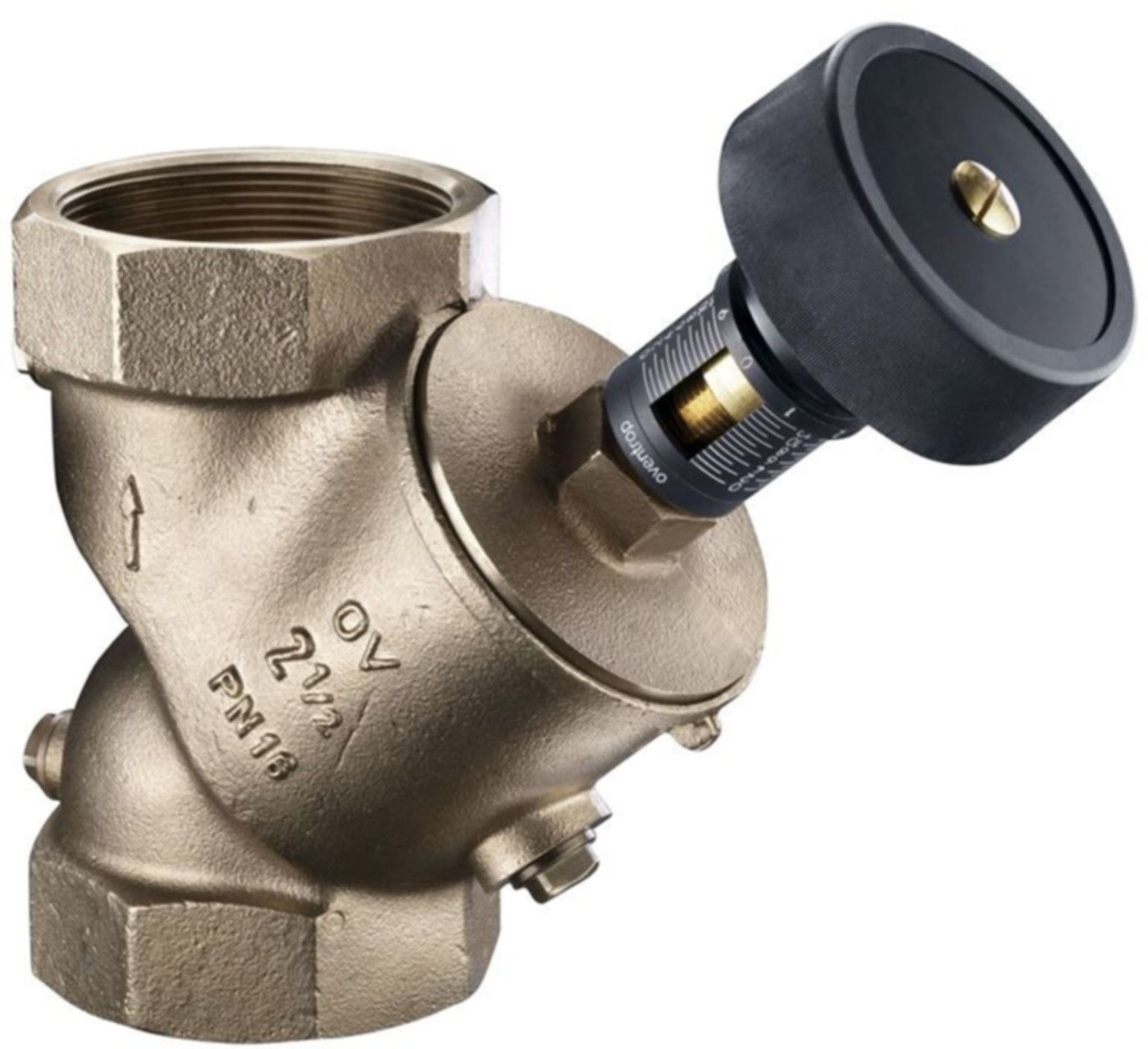 Oventrop Strangregulierventil VTR - Hydrocontrol mit Bohrung