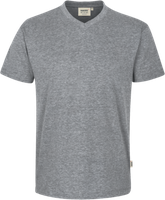 V-Shirt Classic Gr. 2XL, grau meliert - 85% Baumwolle, 15% Viscose, 160 g/m²