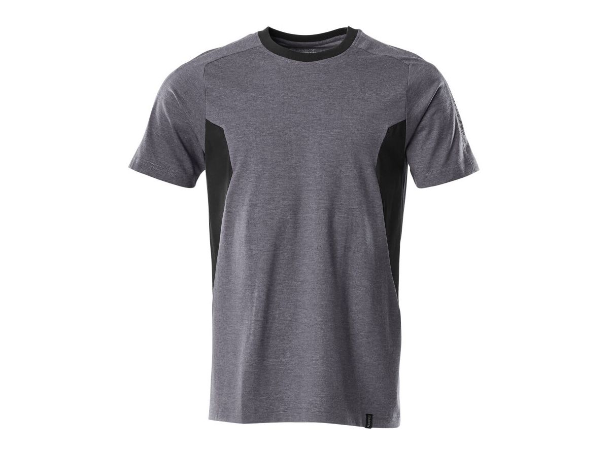 T-Shirt Moderne Passform, Gr. 2XL ONE - dunkelanthrazit/schwarz, 60% CO/40% PES