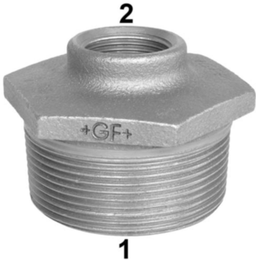 Nippel reduz. +GF+ 241 schwarz