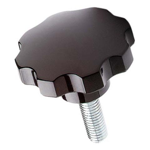 Sterngriffe Elesa VC.254 p - Duroplast schwarz