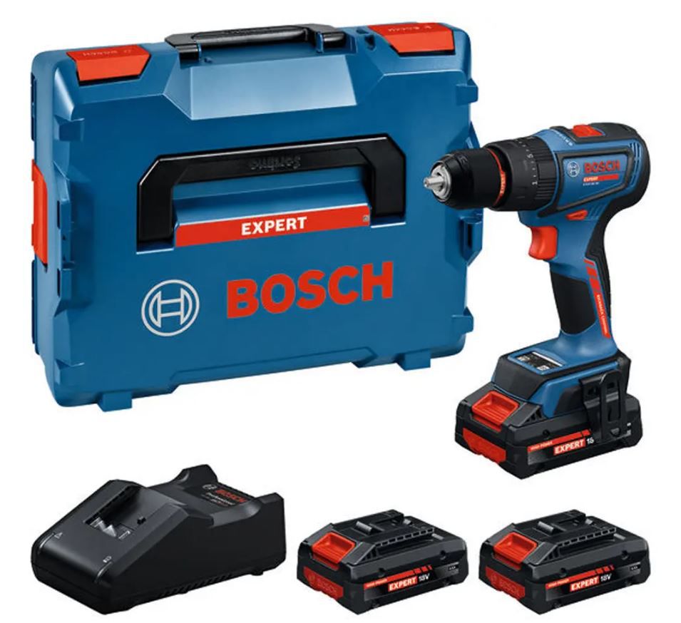 Akkuschrauber EXSB18V-90 3 x EXBA18V-40 - Bosch, L-Boxx