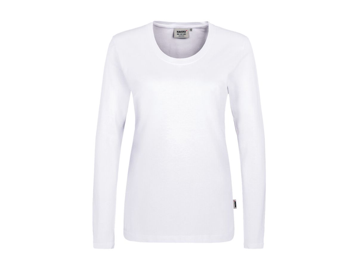 Klassisches Longsleeve-Shirt mit Rund- - hals-Ausschnitt. 100 % Baumw. Gr. XS-3XL