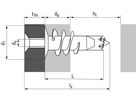 Gipskartondübel Ø13x32 - Pak. à 50 Stk. TOX Spiral 37