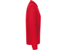 Longsleeve-Poloshirt Perf. Gr. S, rot - 50% Baumwolle, 50% Polyester, 220 g/m²