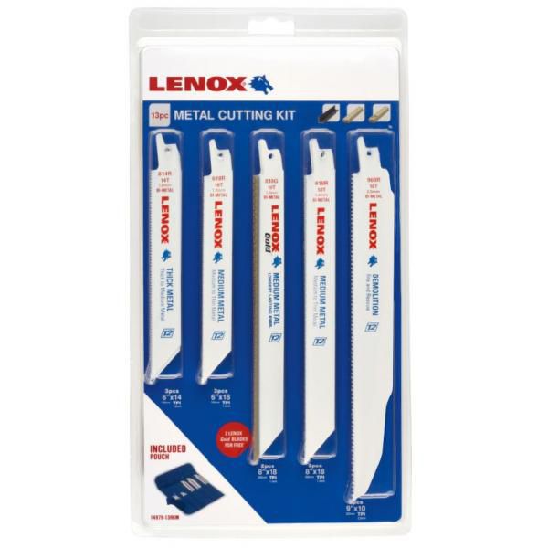 Säbelsägeblatt Lenox Set 13-tlg. - für Metall
