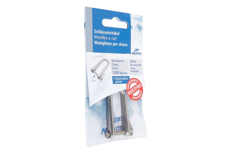 Schlüsselschäkel MEISTER Edelstahl Inox