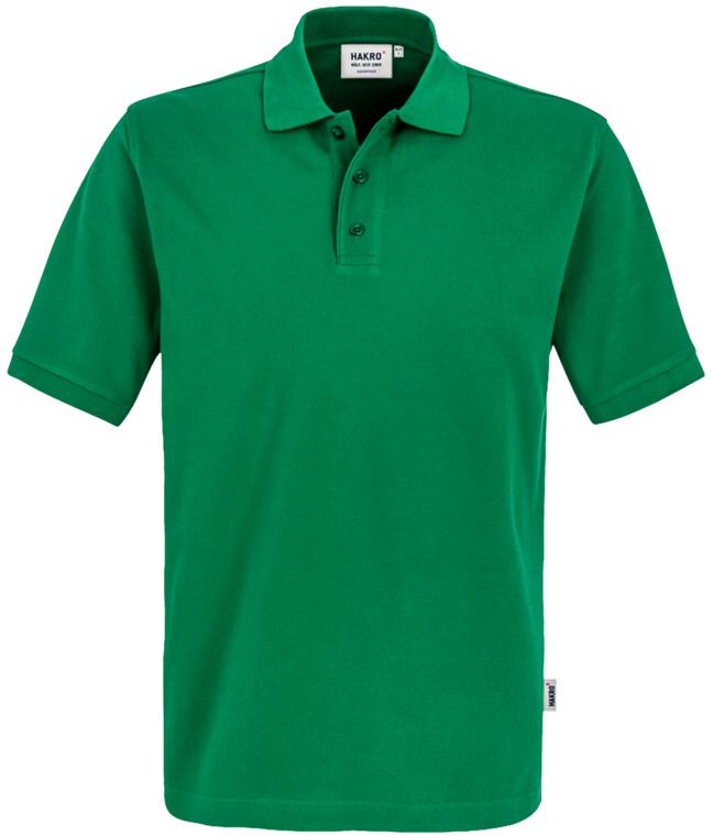 Poloshirt Top Piqué aus 100 % Baumwolle - grau-mel.: 60 % Polyester, 40 % Baumwoll
