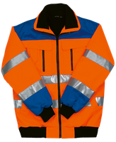Warnschutzblouson mit Reflexstreifen