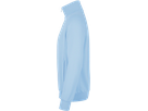 Sweatjacke College Gr. XL, eisblau - 70% Baumwolle, 30% Polyester, 300 g/m²