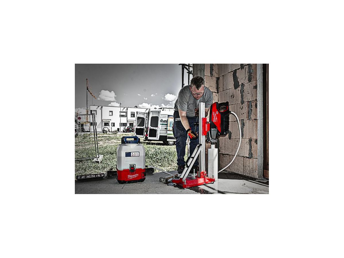 MX FUEL 150 mm Akku-Diamantkernbohrgerät - Milwaukee "MXF DCD150-302C KIT",2x3.0Ah