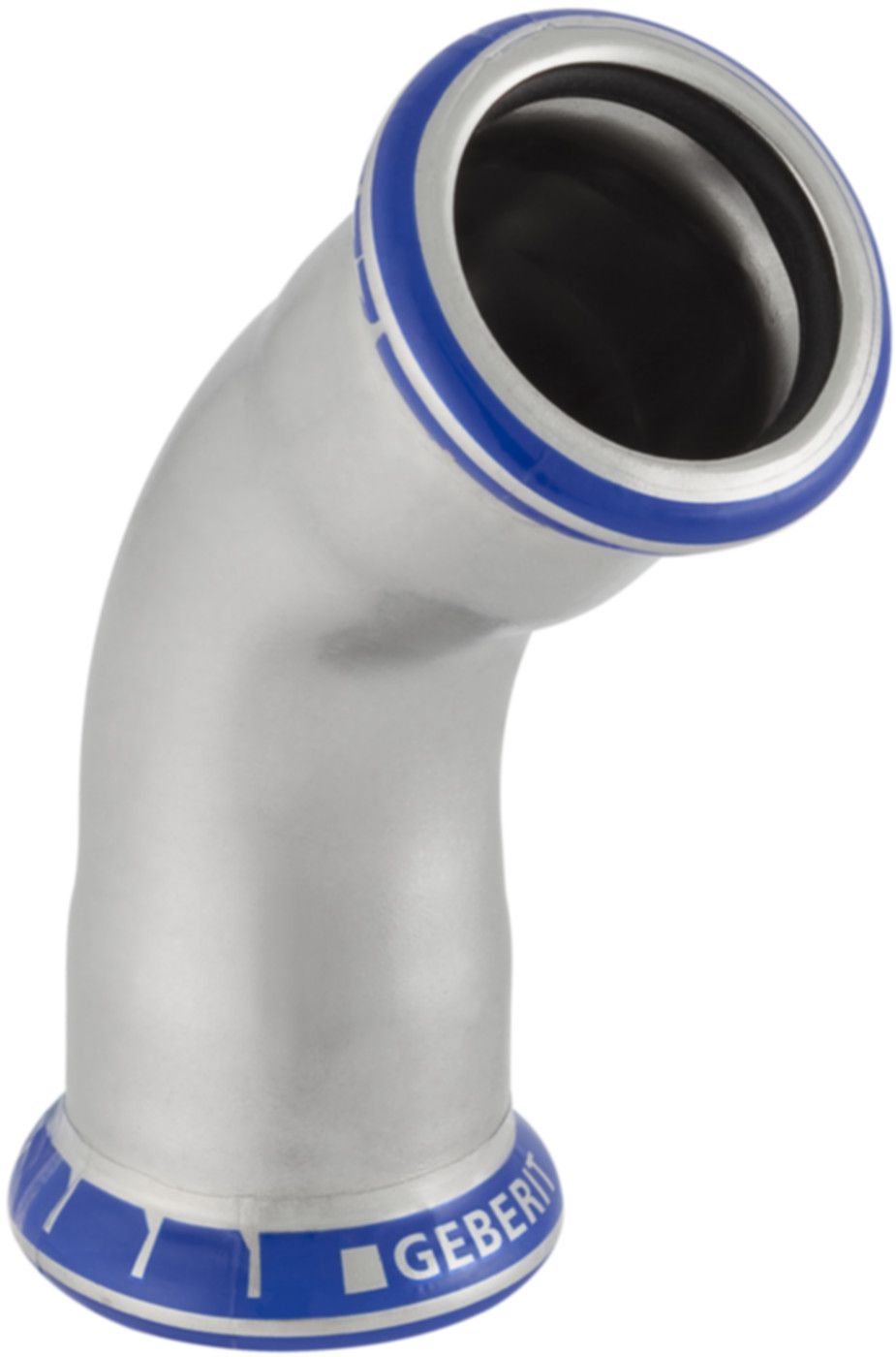 Mapress Edelstahl Bogen 45°