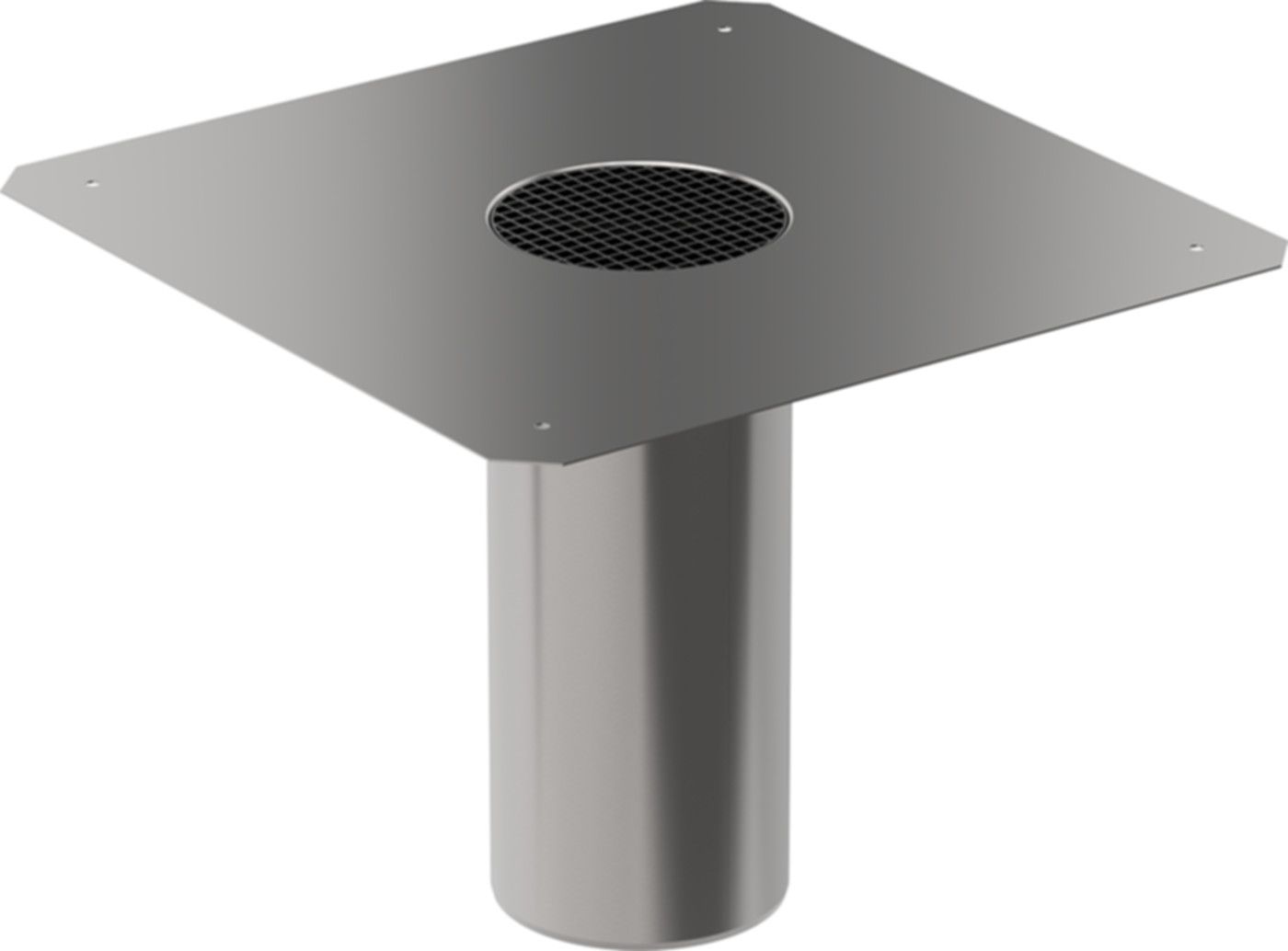 Geberit Flansch zu Bodeneinläufe - begehbar, 13 x 13 cm