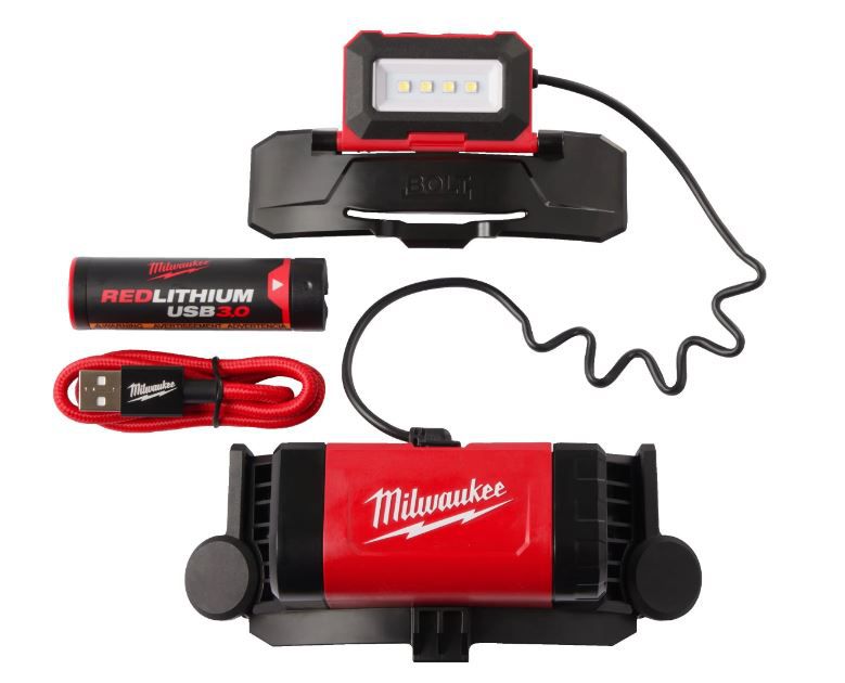 USB-Akku-Stirnlampe L4BOLTHL-301 - Milwaukee