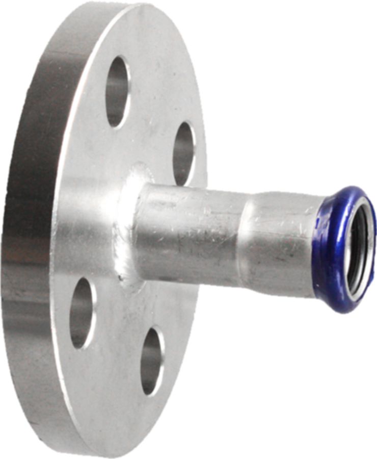 Eurotubi Flansch mit Muffe PN 16 Inox
