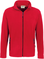 Fleecejacke Langley Gr. 2XL, rot - 100% Polyester, 220 g/m²
