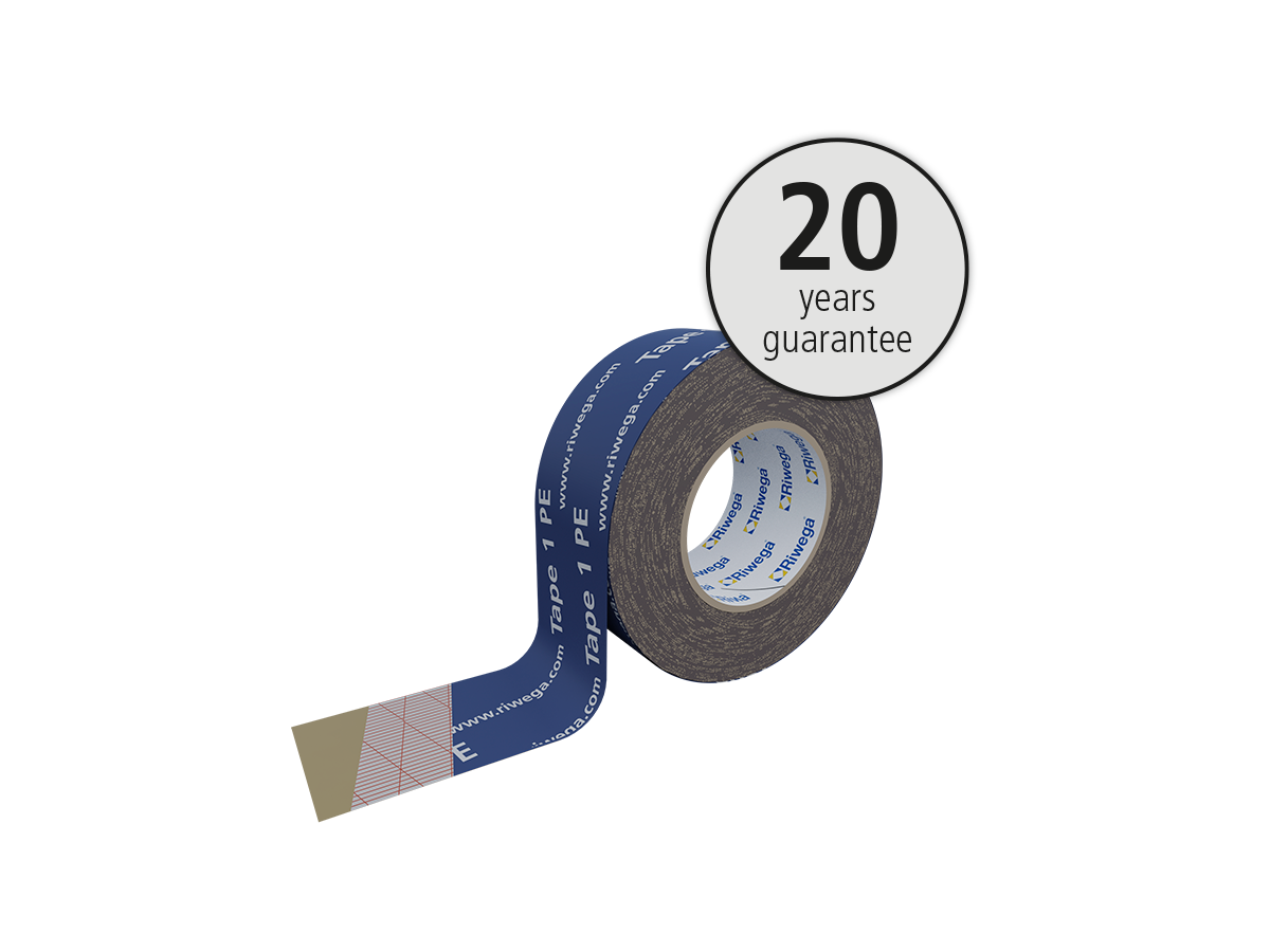 Riwega USB Tape 1 PE 60 mm, ruban - adhésif, 25 m/rouleau (10 unité/carton)