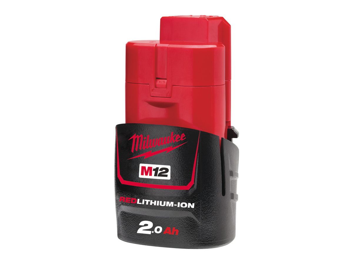 Akku-M12 Li-Ion Milwaukee B2 Red 12V - 2.0 Ah.