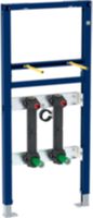 Geberit Duofix Element für Wascht. 112 - Standarmatur, mit zwei Wasserzählerstr.