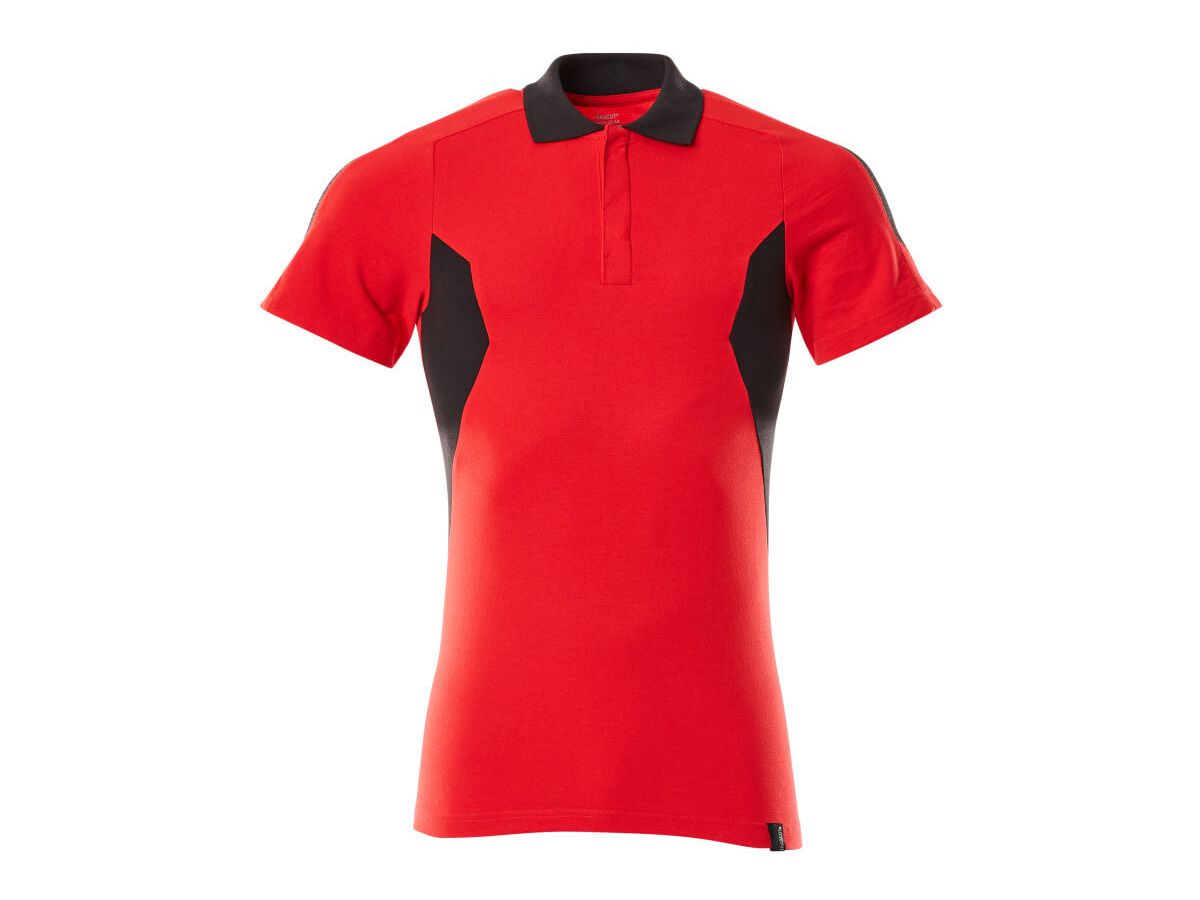 Poloshirt Modern Fit Gr. 3XL ONE - verkehrsrot/schwarz, 60% CO/40% PES