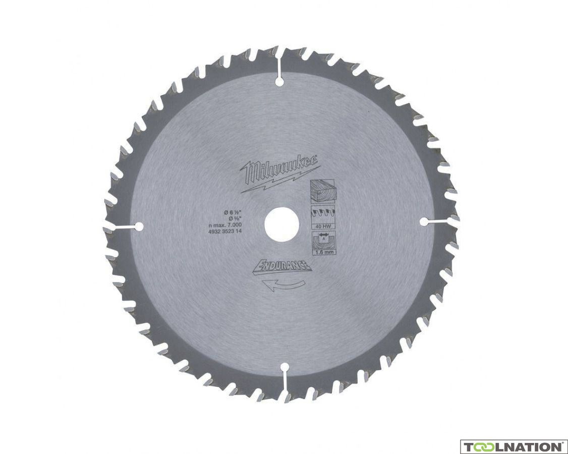 Kreissägeblatt Holz für Akku- - Handkreissägen165/15,87 mm Z24  TTI