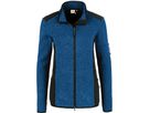 Damen Strickfleecejacke Churchill - Gr. XS, royalblau meliert