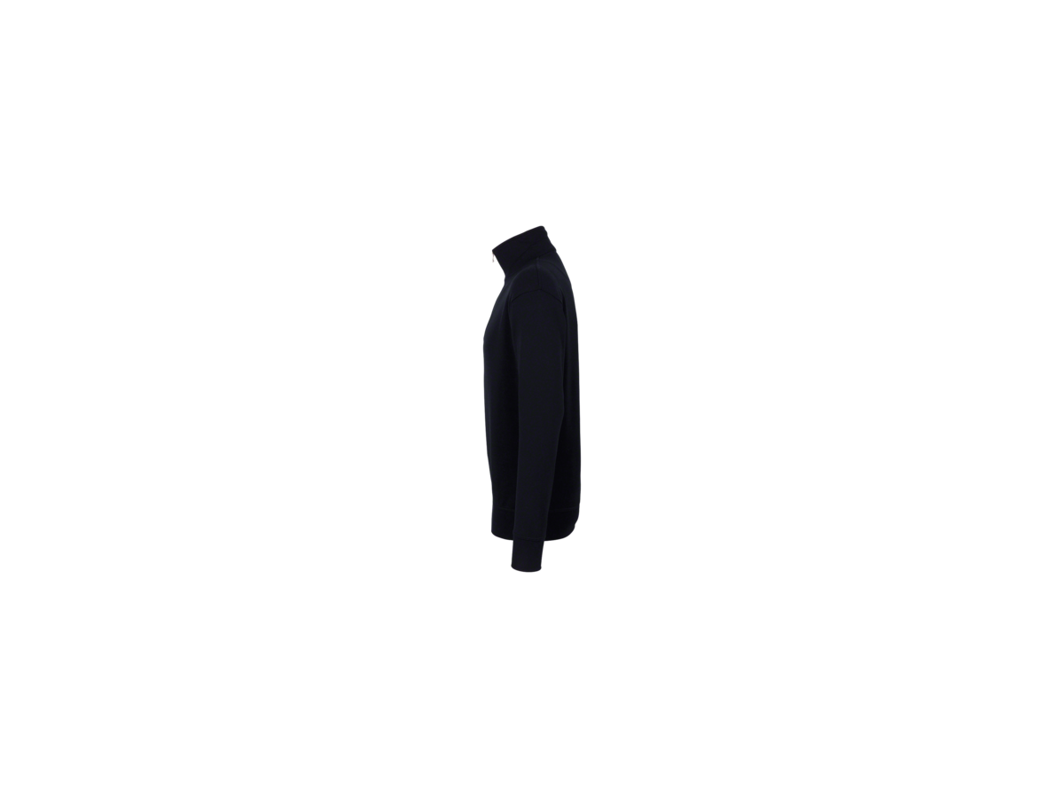Zip-Sweatshirt Premium Gr. 6XL, schwarz - 70% Baumwolle, 30% Polyester, 300 g/m²