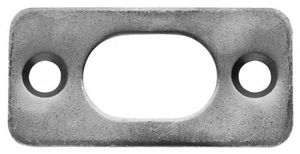 Schliessblech verzinkt, 60x30x2mm - zu Stossriegel u. Bajonettriegel