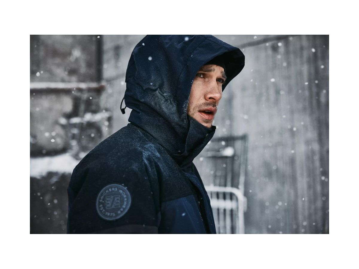 Winterjacke AllroundWork - Snickers, grau/grau, wasserdicht