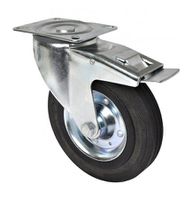 Transportgeräte-Lenkrolle 200 mm - mit Totalfeststeller