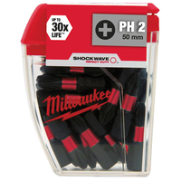 Schrauberbit Shockwave Gen II - Milwaukee TX15 / 25 mm (Pack à 25 Stk)