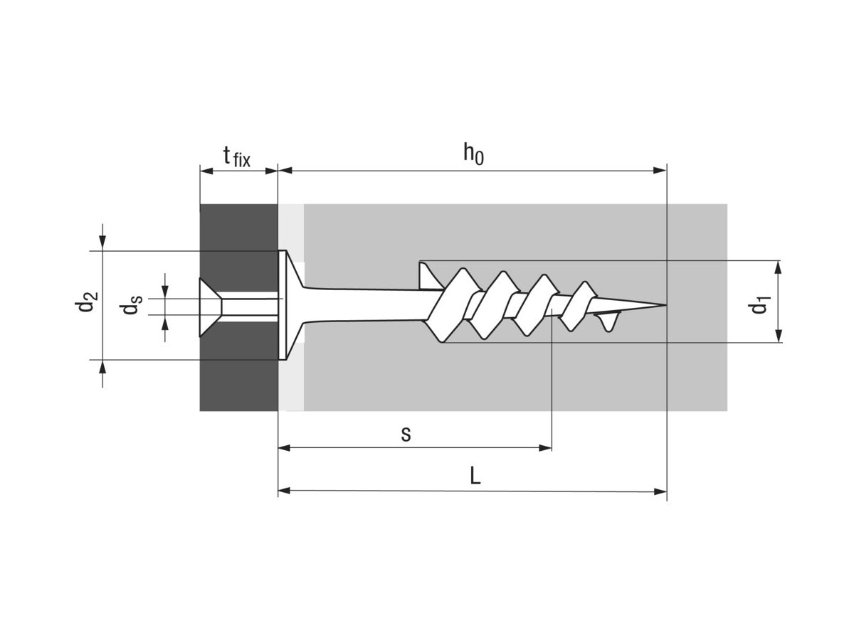 Dämmstoffdübel Ø24x85 mm - Pak. à 50 Stk. TOX Thermo Plus