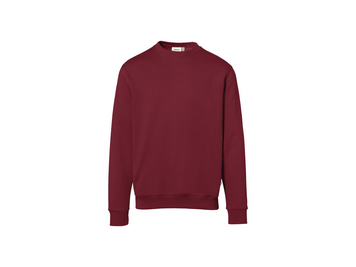 Sweatshirt Bio-Baumwolle GOTS Gr. XS - weinrot,85% Baumwolle (Bio),15% Poly.rec