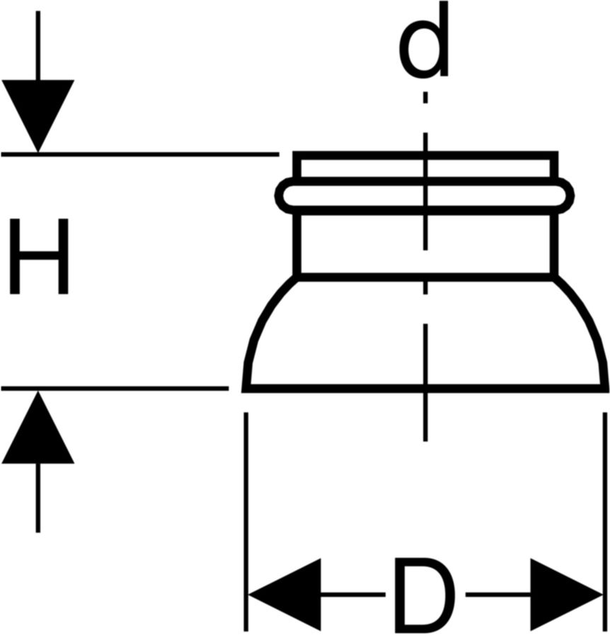 Geberit PE Dunstrohr-Abdeckung