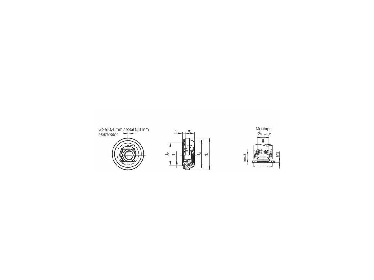 AS-M6-2 ZI      PEM MUTTERN    P.  1'000