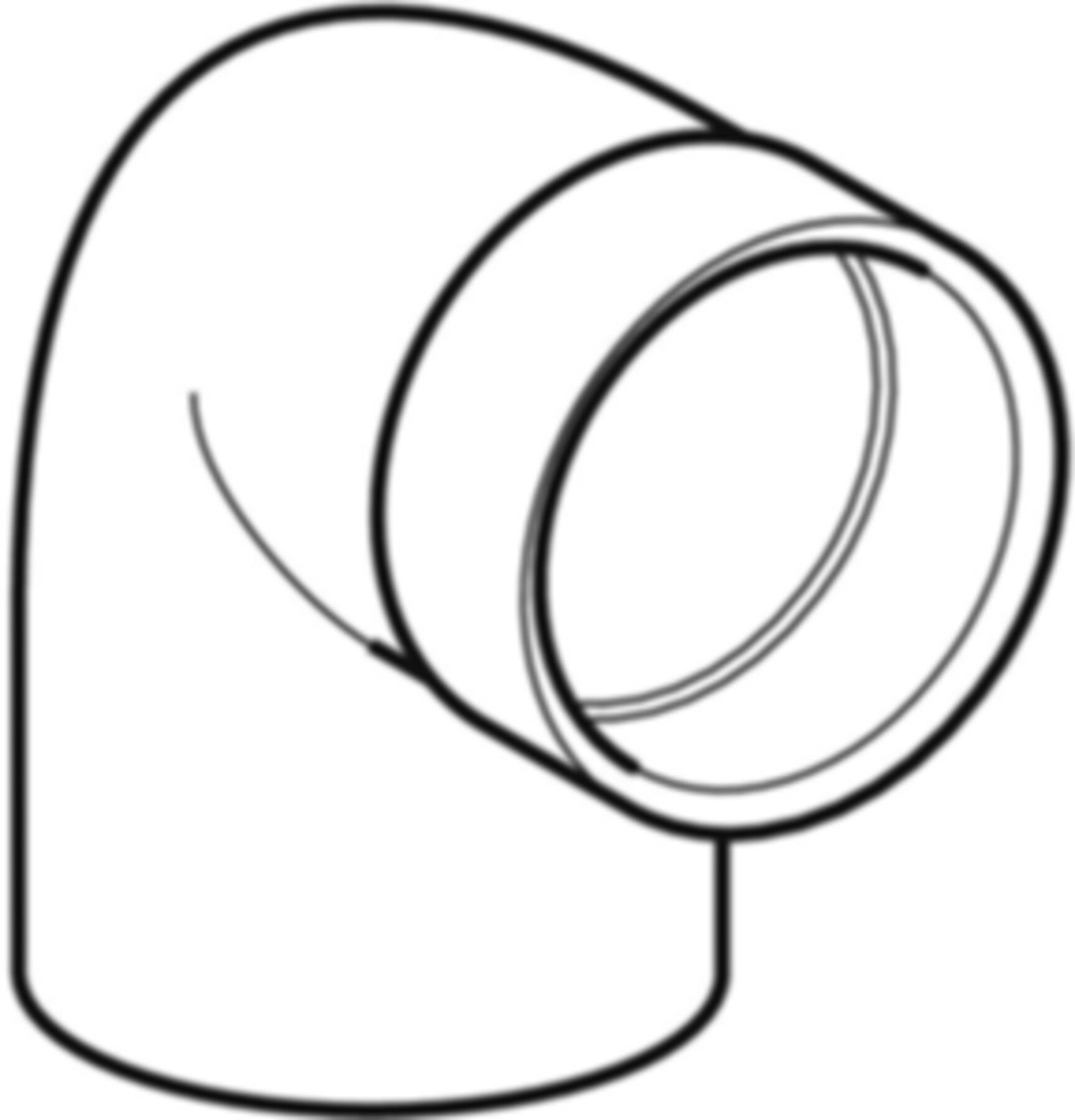 Geberit PE Winkel mit Sifonanschl.Muffe