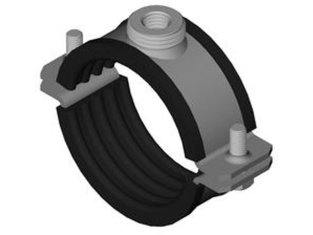 Polyfix Eco Rohrschelle isoliert nietet - 2 Schrauben, 2.1a/11.17