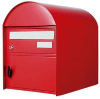Briefkasten Arosa HUBER rot - BxHxT 320x412x408 mm
