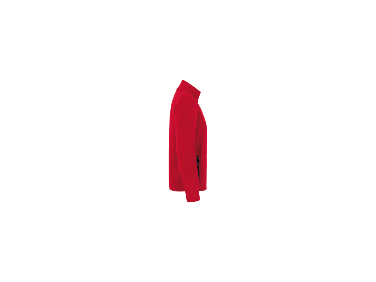 Fleecejacke Langley Gr. M, rot - 100% Polyester, 220 g/m²