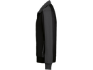 Sw.jacke Contr. Perf. 2XL schwarz/anth. - 50% Baumwolle, 50% Polyester, 300 g/m²