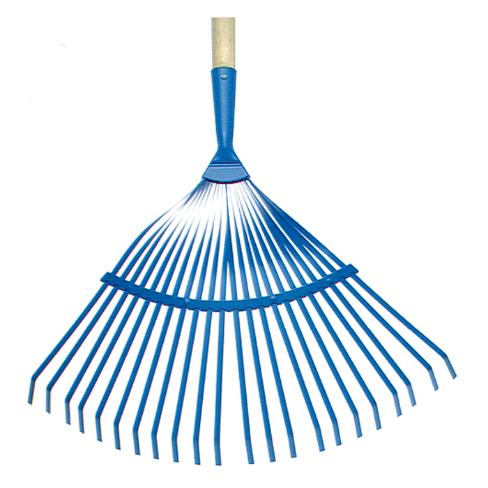 Laubbesen Zeintra blau 430 mm - ohne Stiel