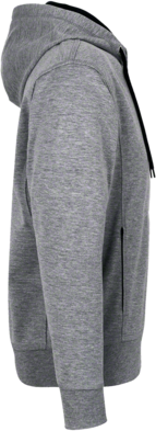 Kapuzenjacke Bonded XS grau mel./tinte - 75% Polyester, 25% Baumwolle, 340 g/m²