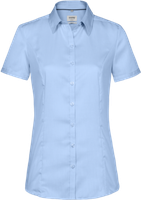 Bluse ½-Arm Business Gr. 2XL, himmelblau - 100% Baumwolle, 120 g/m²