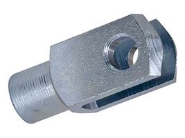 Gabelkopf Feingewinde verz.blau - DIN71752