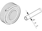 iFit Polybuten-Rohr Ø 25 mm - Rolle à 30 m o.Schutzrohr