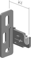 Konsole für Heizwände mit verstärkter - Grundplatte, Wandabstände von 40-55 mm