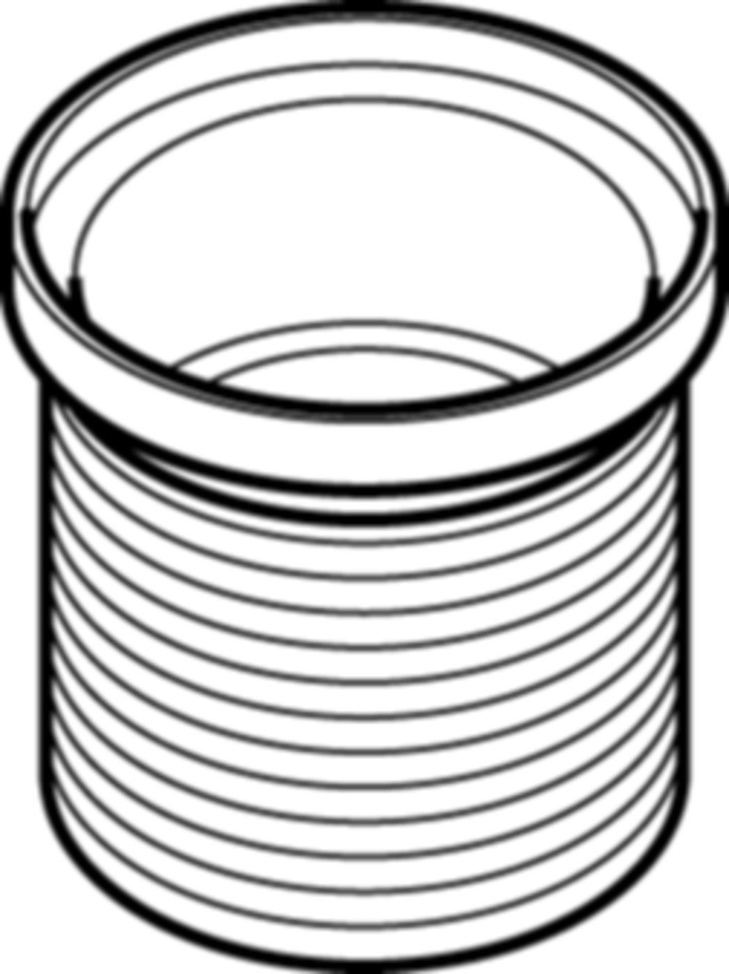 Geberit Verlängerungsaufsatz - für Bodenablauf VARINO