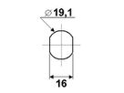 Schraubzylinder Typ 5225-F/R738 - inkl. 2 Schlüssel